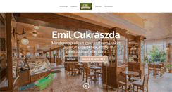 Desktop Screenshot of emilcukraszda.hu