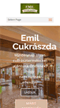 Mobile Screenshot of emilcukraszda.hu